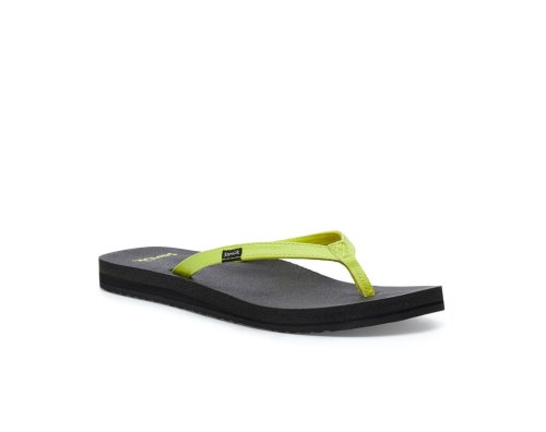 Sanuk Womens Yoga Joy Yellow Sandals | QWLEYG548